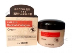 Крем коллагеновый баобаб The Saem Care Plus Baobab Collagen Cream